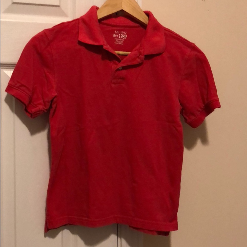 Boys Children’s Place salmon polo size large